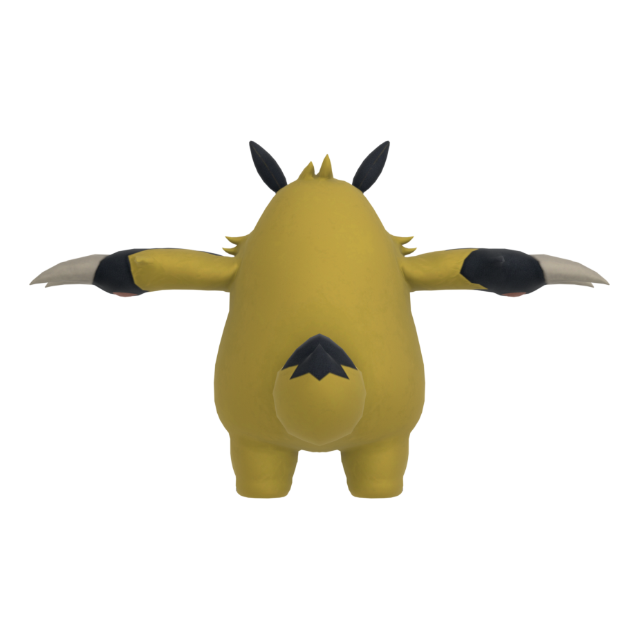Grizzbolt from behind