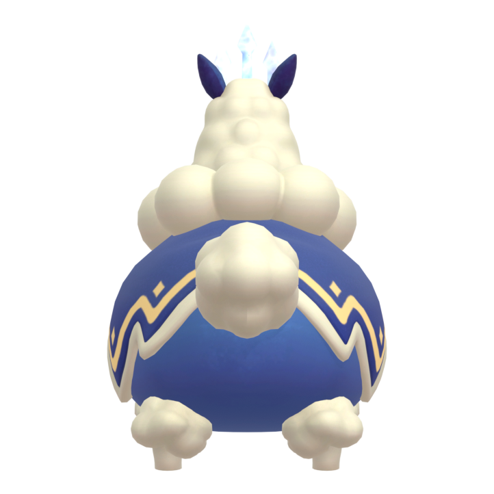 Kingpaca Cryst from behind