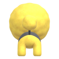 Puffolt from behind