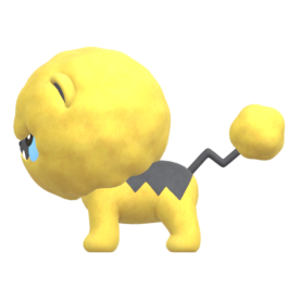 Puffolt from the side