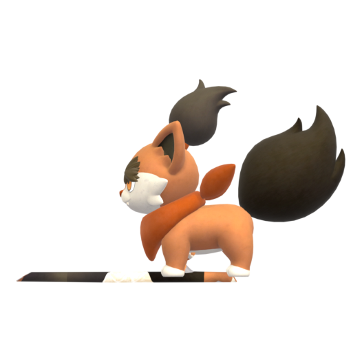 Pupperai from the side