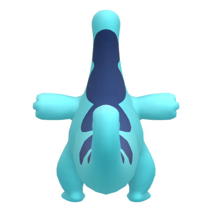 Relaxaurus from behind