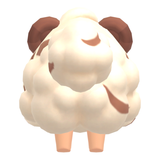 Woolipop Terra from behind