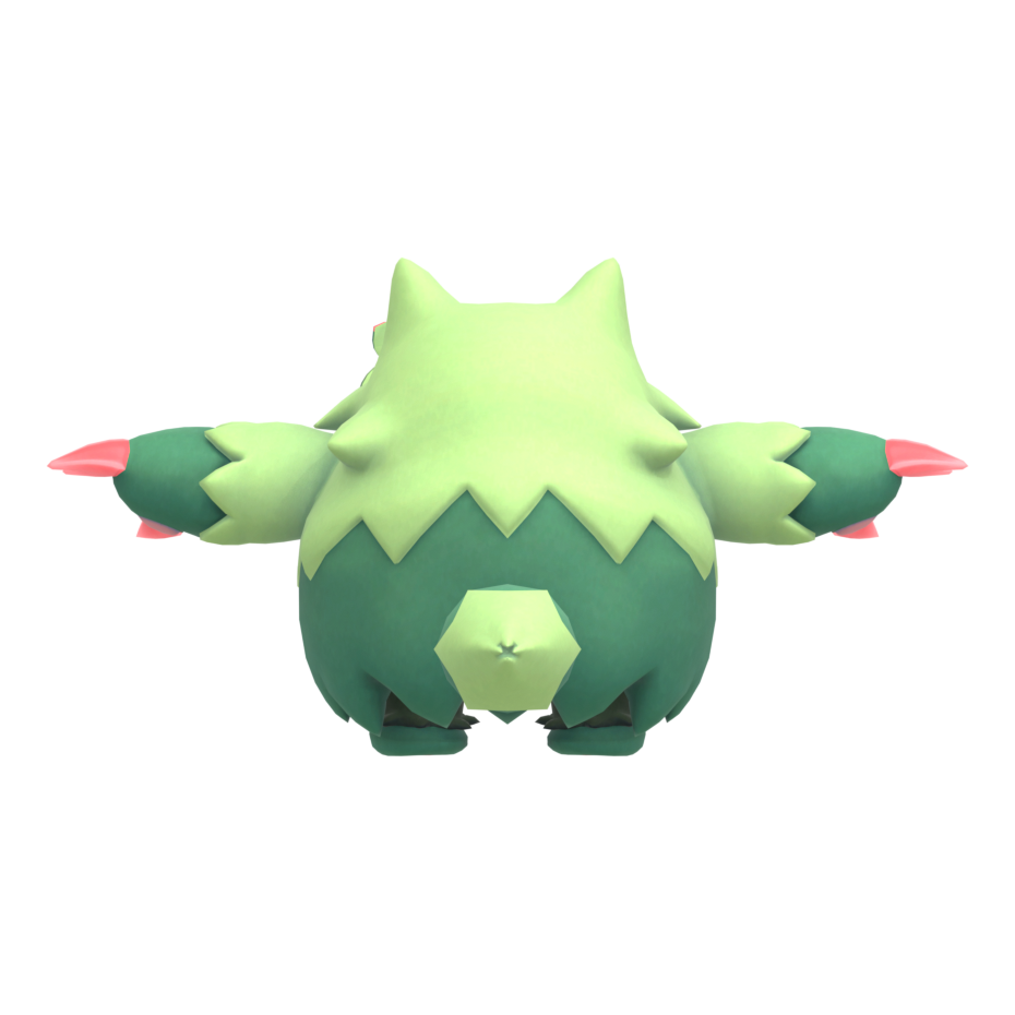 Wumpo Botan from behind