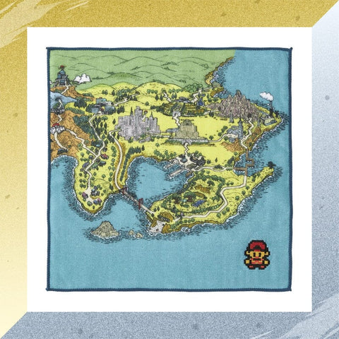 Kanto Region Map Hand Towel
