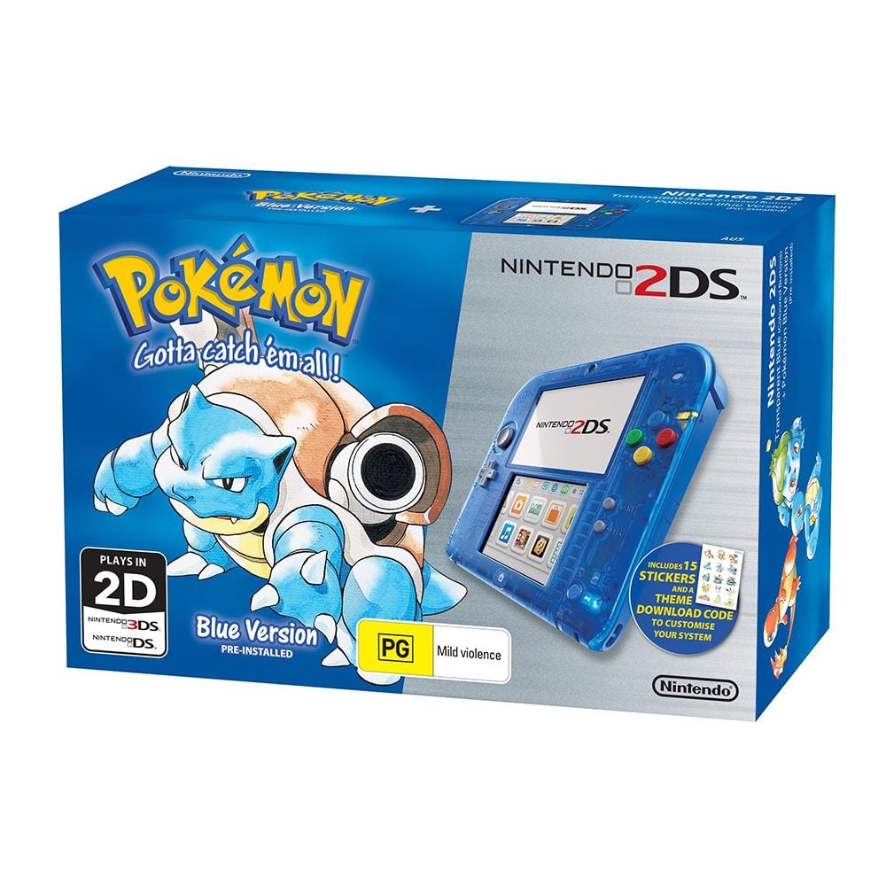 Nintendo 2DS Pokemon Blue Edition