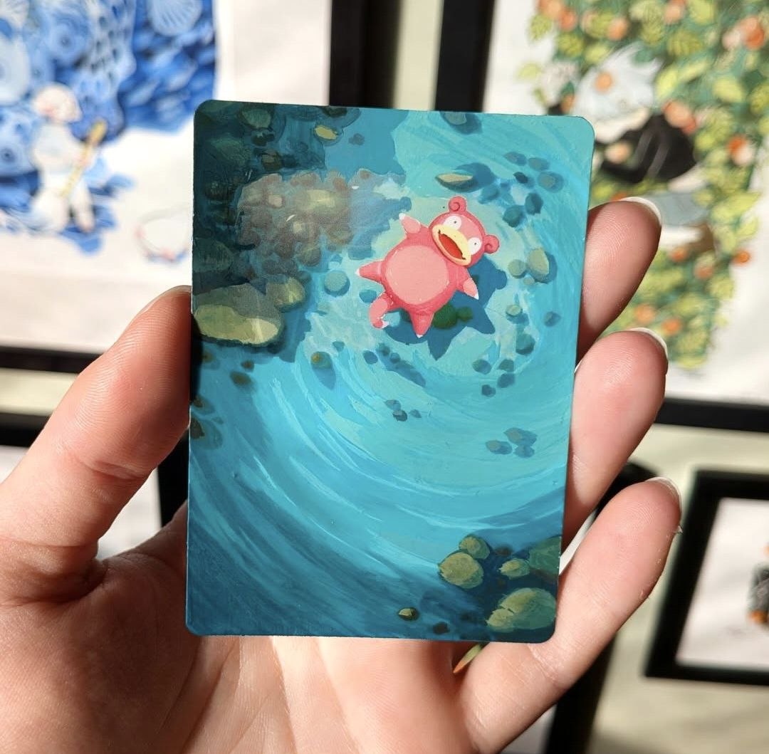 Custom Pokemon Card Paintings
