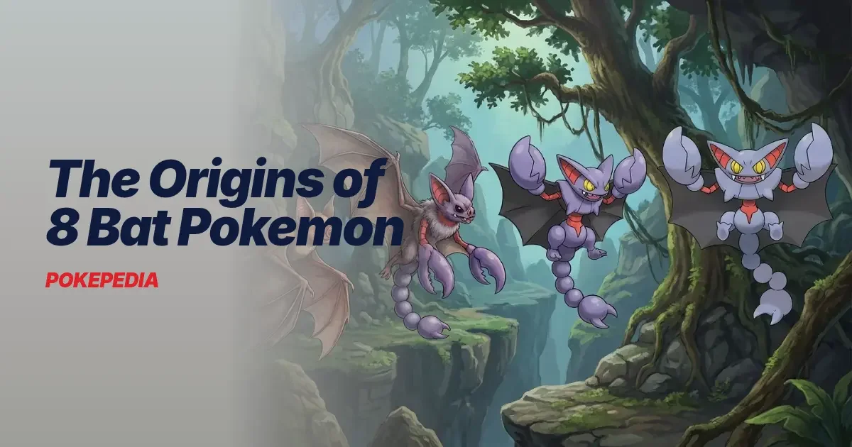 The Origins of 8 Bat Pokemon & the Legends They Came From