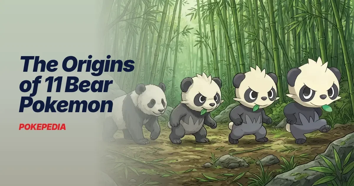 The Origins of 11 Bear Pokemon & the Real Animals Behind Them