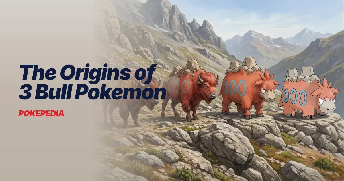 The Origins of 3 Bull Pokemon & the Real Cattle Behind Them