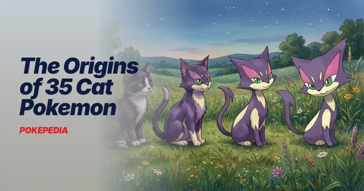The Origins of 35 Cat Pokemon & the Legends They Came From