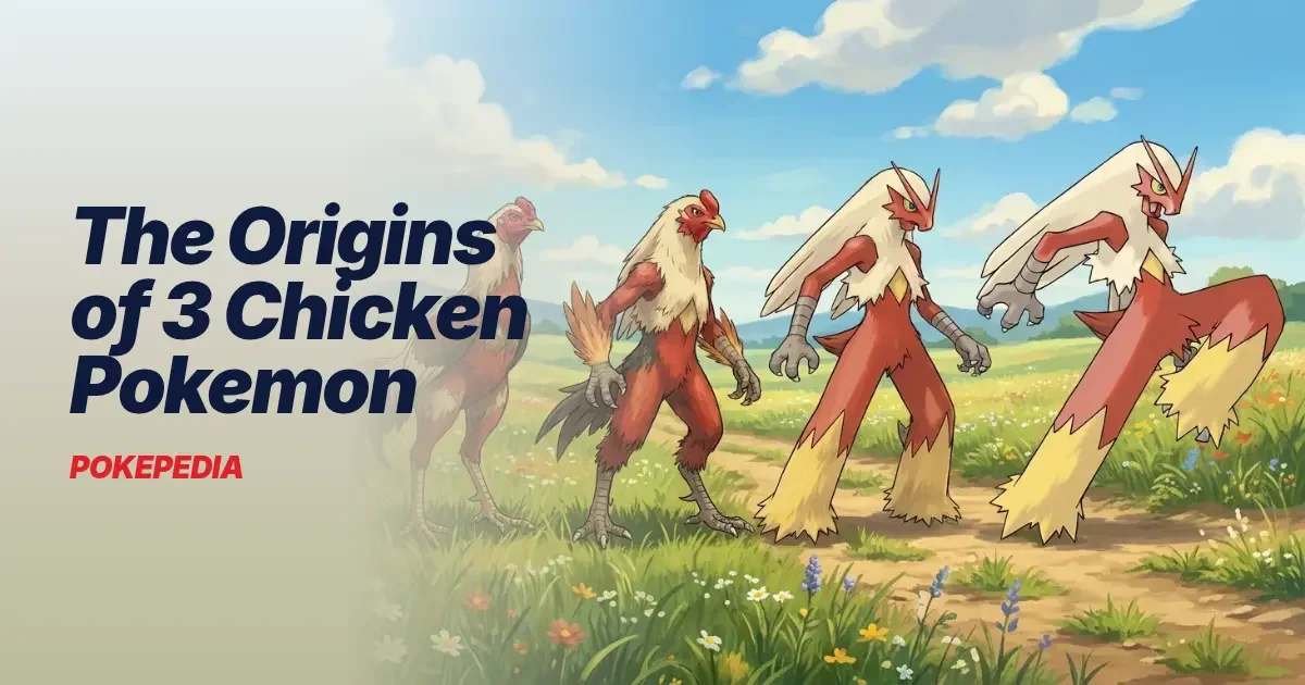 The Origins of 3 Chicken Pokemon & the Legends They Came From