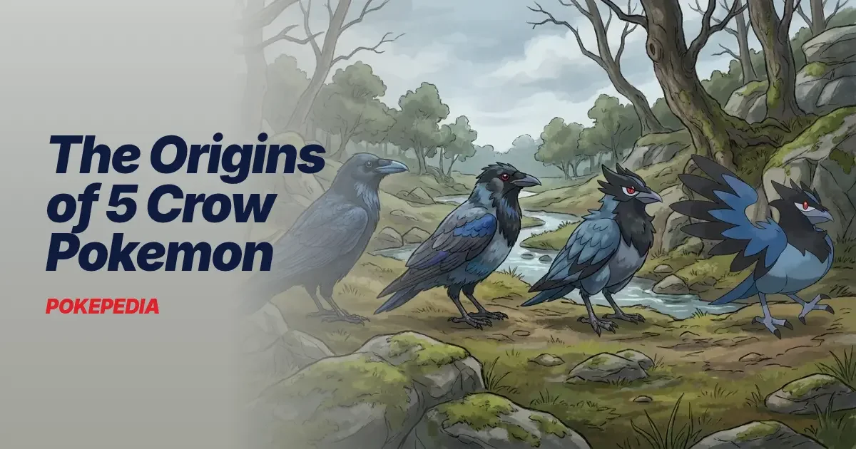 The Origins of 5 Crow Pokemon & the Legends They Came From