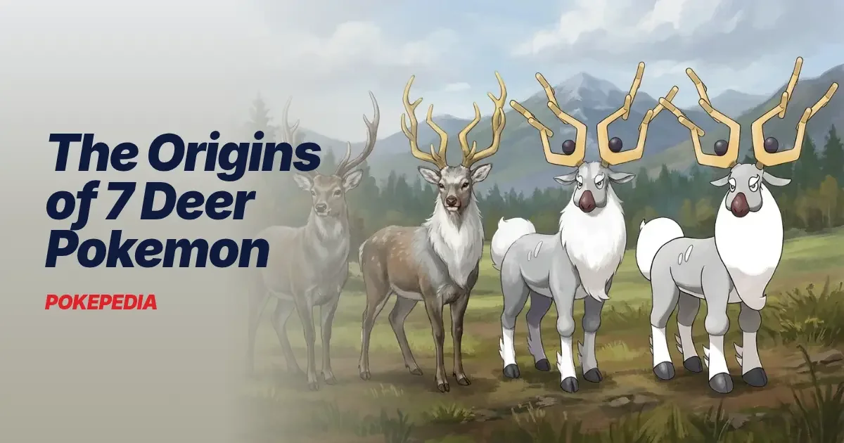The Origins of 7 Deer Pokemon & the Real Animals Behind Them