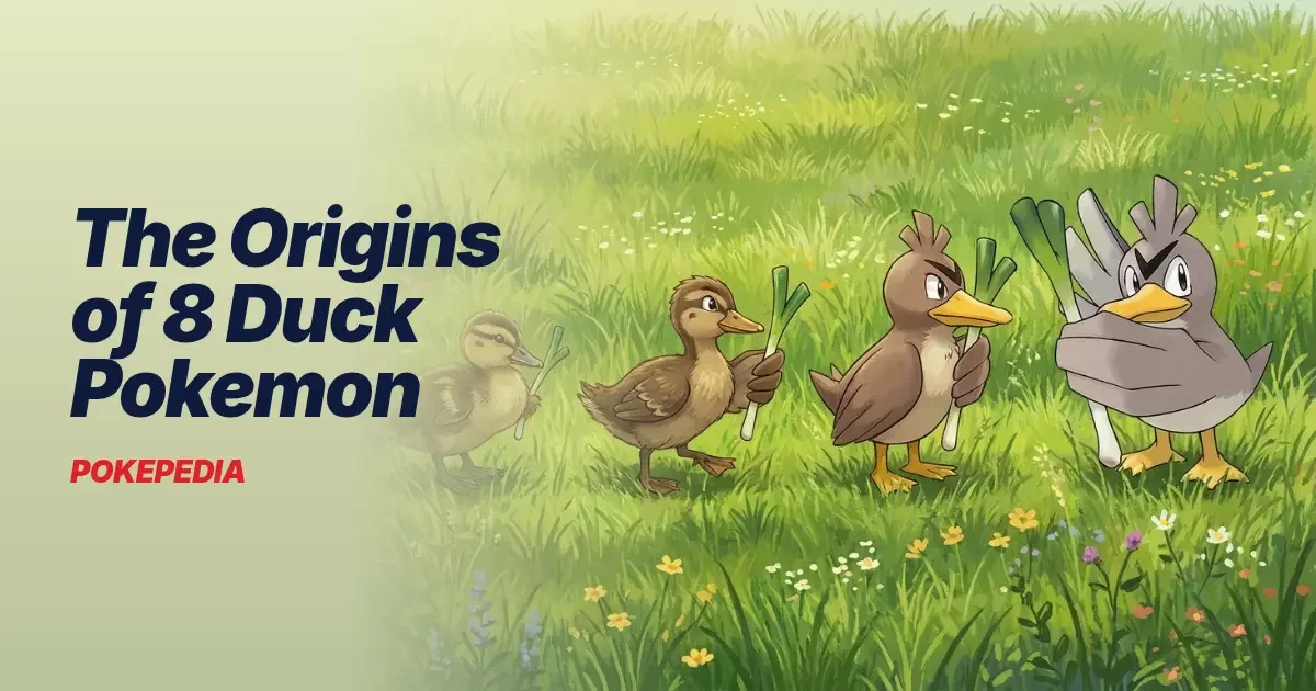 The Origins of 8 Duck Pokemon & the Stories They Came From