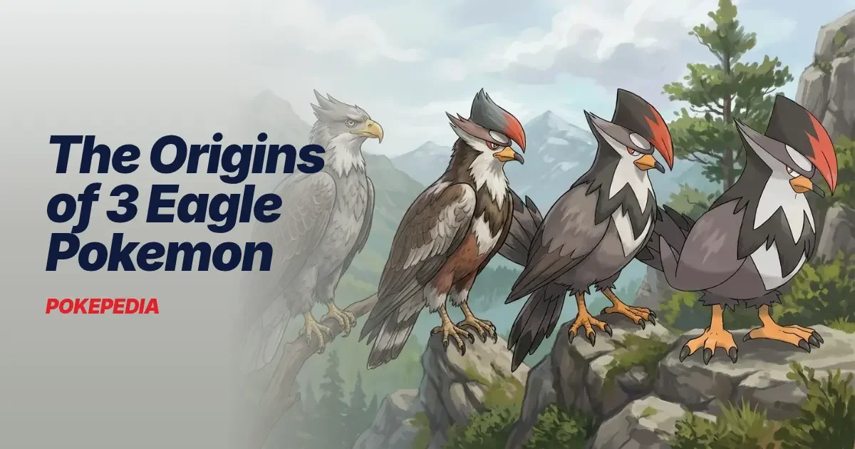The Origins of 3 Eagle Pokemon & the Real Birds Behind Them