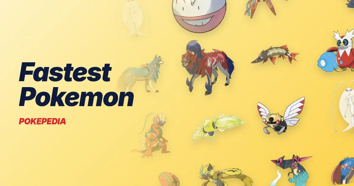 The 15 Fastest Pokemon & the One That Leaves the Rest Far Behind
