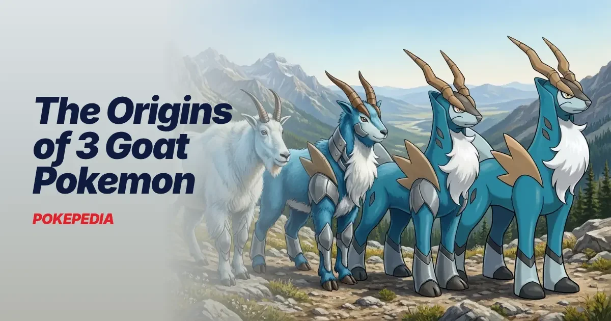 The Origins of 3 Goat Pokemon & the Legends They Came From