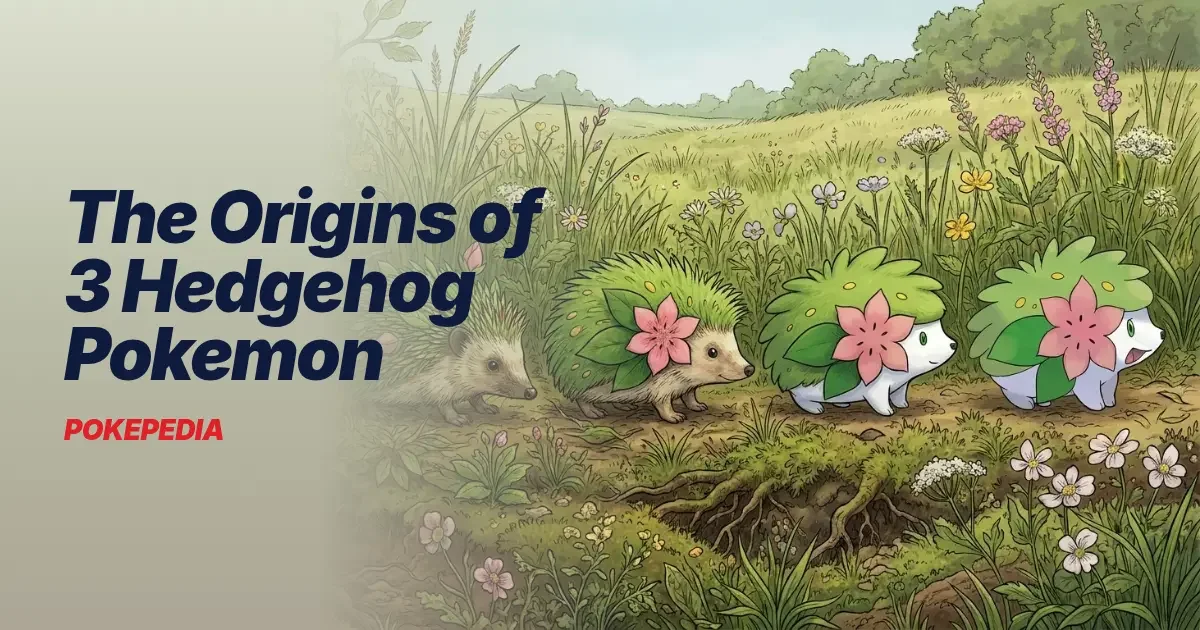 The Origins of 3 Hedgehog Pokemon & the Real Animals Behind Them