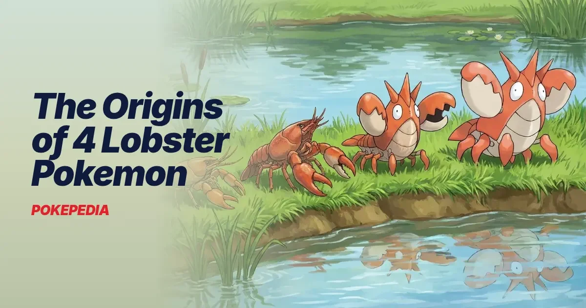 The Origins of 4 Lobster Pokemon & the Real Animals Behind Them
