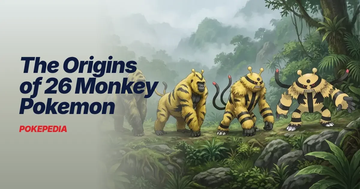 The Origins of 26 Monkey Pokemon & the Legends They Came From