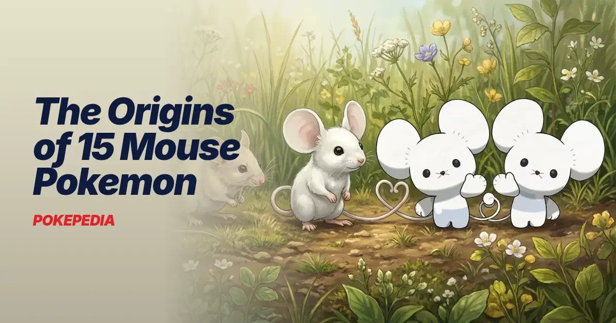 The Origins of 15 Mouse Pokemon & the Real Animals Behind Them