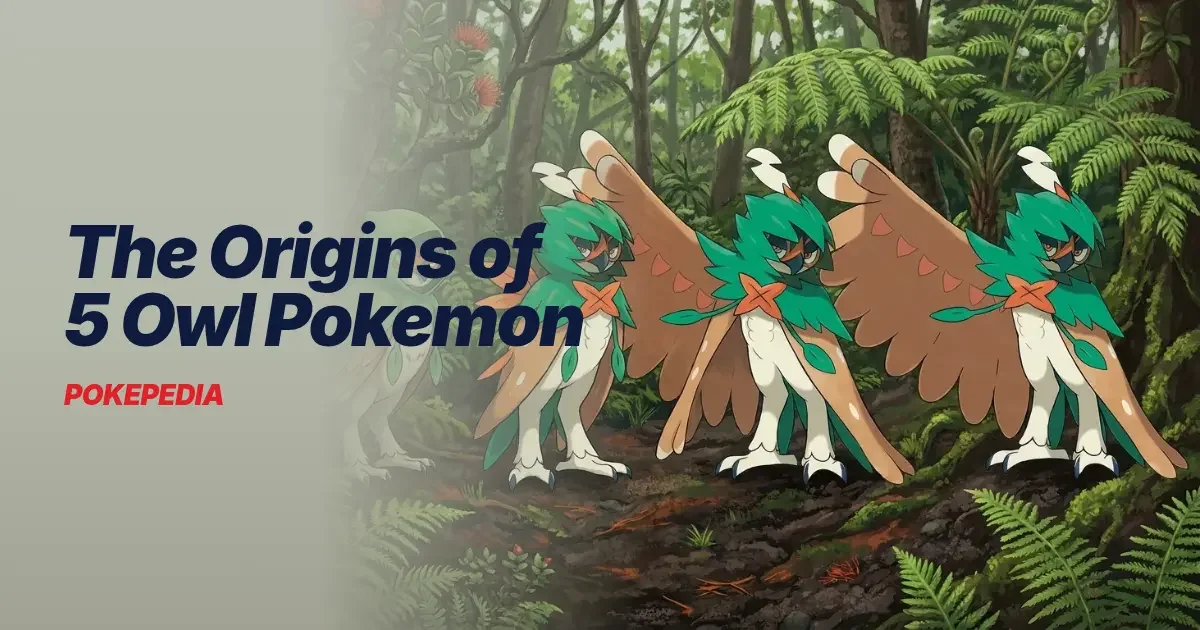 The Origins of 5 Owl Pokemon & the Real Owls Behind Them