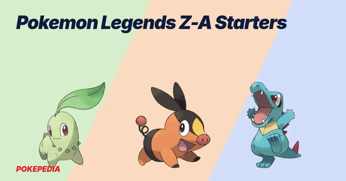 Pokemon Legends Z-A Starters: Which One to Pick