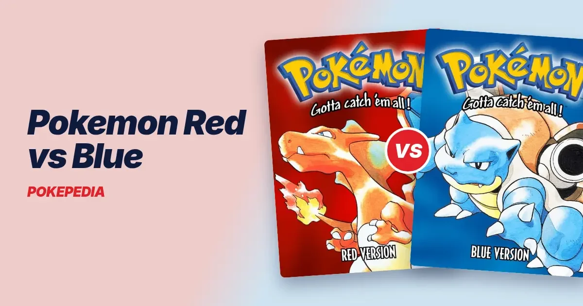 Pokemon Red vs Blue: Differences and Version Exclusives