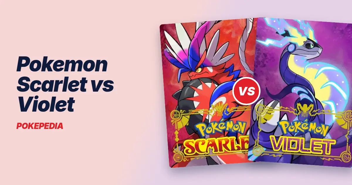 Pokemon Scarlet vs Violet: Differences and Version Exclusives