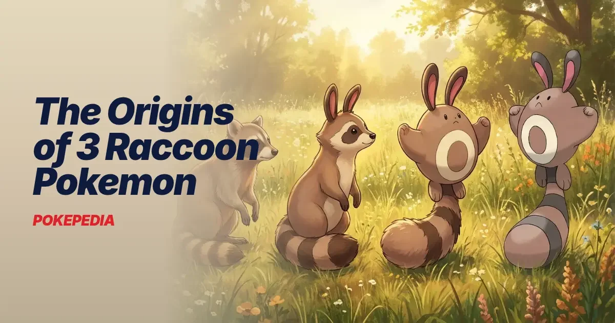The Origins of 3 Raccoon Pokemon & the Legends They Came From