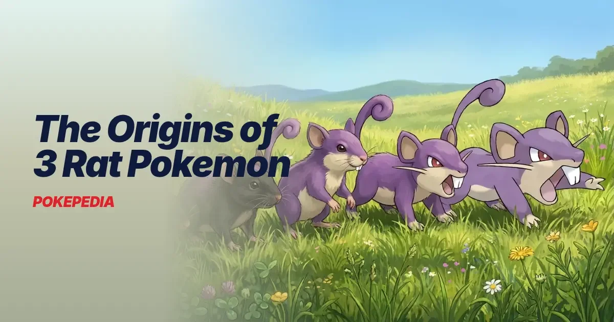 The Origins of 3 Rat Pokemon & the Real Rodents Behind Them