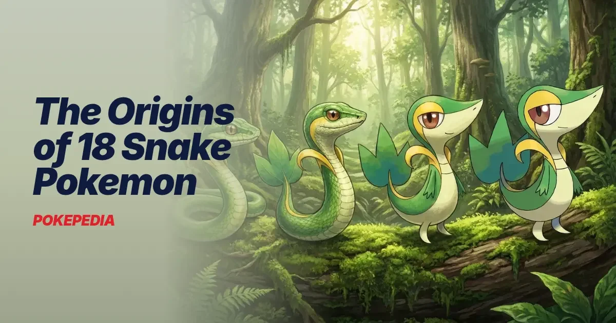 The Origins of 18 Snake Pokemon & the Legends They Came From