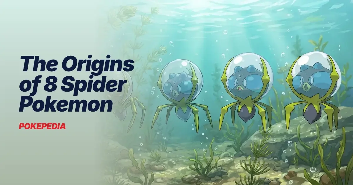 The Origins of 8 Spider Pokemon & the Real Spiders Behind Them