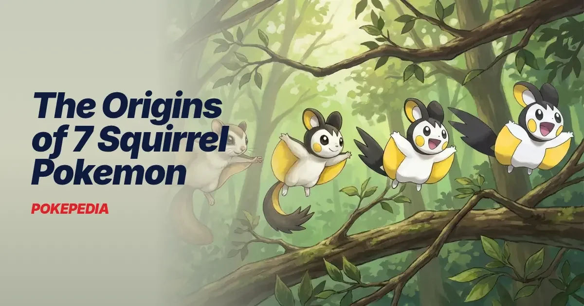 The Origins of 7 Squirrel Pokemon & the Real Animals Behind Them
