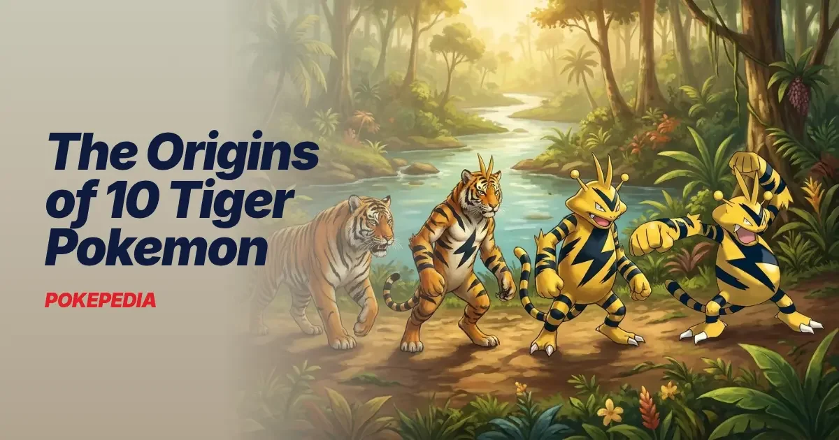 The Origins of 10 Tiger Pokemon & the Legends They Came From