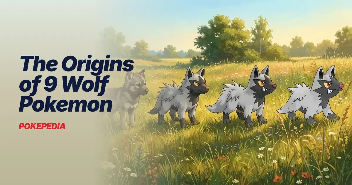The Origins of 9 Wolf Pokemon & the Legends They Came From