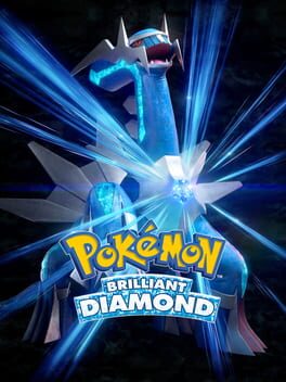 Pokemon Brilliant Diamond official game cover art for Nintendo Switch