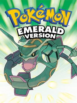 Pokemon Emerald official game cover art for Game Boy Advance