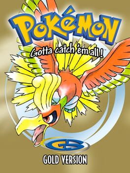 Pokemon Gold official game cover art for Game Boy Color
