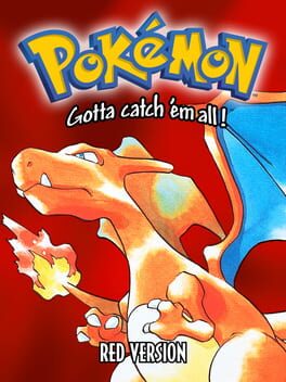 Pokemon Red official game cover art for Game Boy
