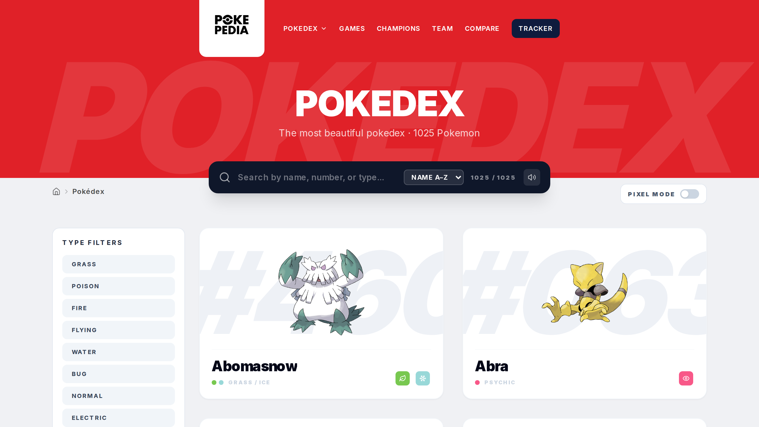 How do I sort the Pokedex? — step 3