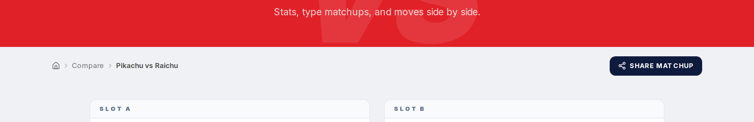 How do I share a matchup URL? — step 3