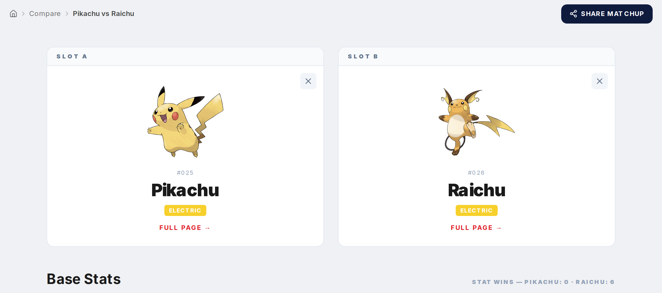 How do I compare two Pokemon? — step 3