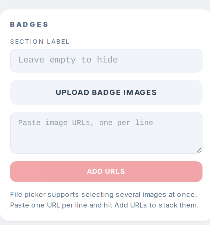 How to rename the Pokemon and badges sections — step 2