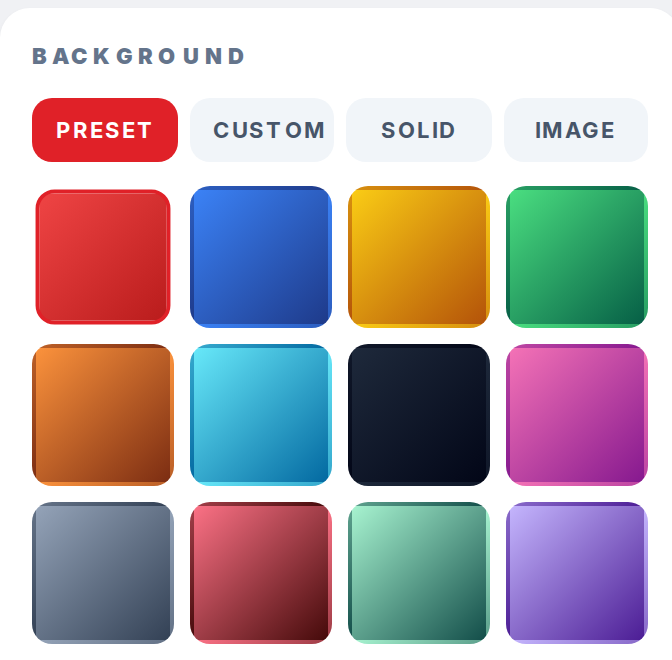 How to change your trainer card background — step 5
