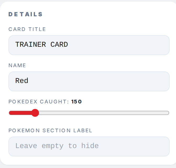 How to rename the Pokemon and badges sections — step 1