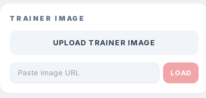 How to add a trainer portrait — step 1