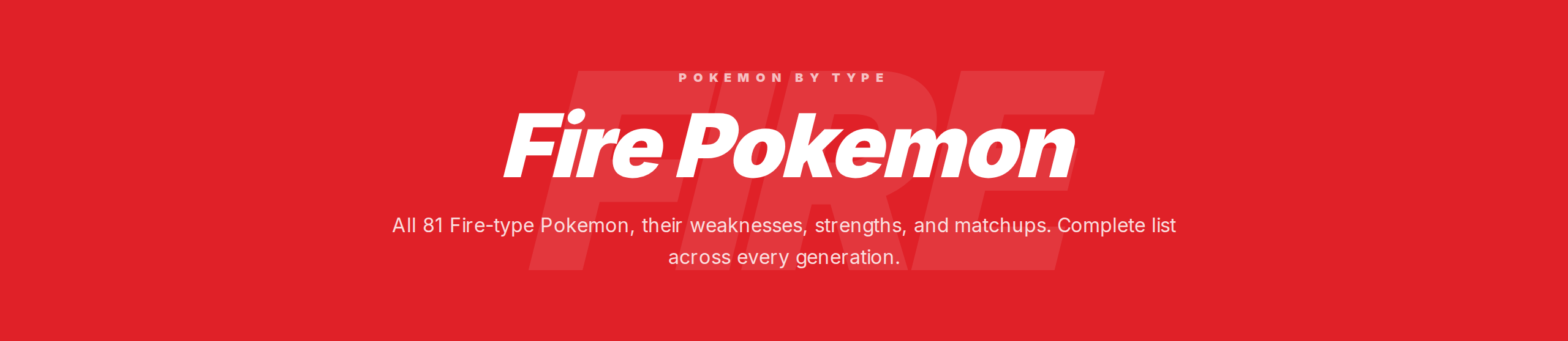 How to find all Pokemon of a specific type on Pokepedia — step 2