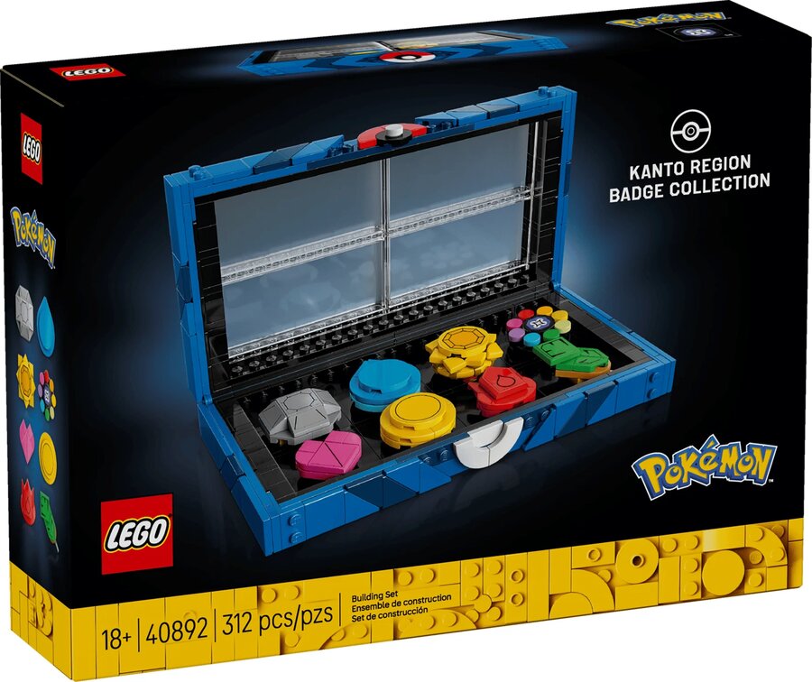 LEGO Pokemon Kanto Region Badge Collection 40892